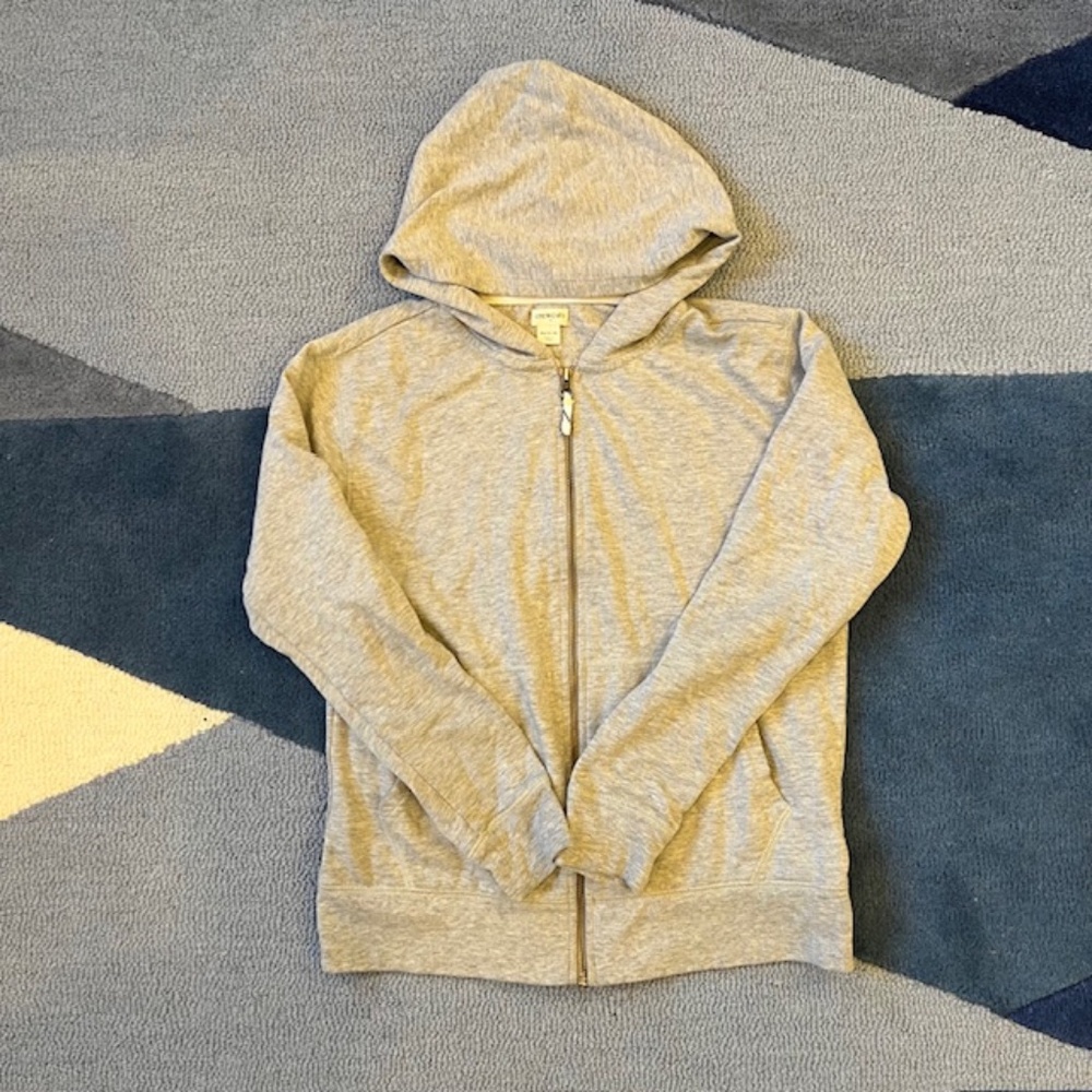 J Crew Factory Boys Gray Hoodie